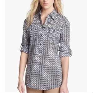 Tory Burch Admiral Blue Halland Brigitte